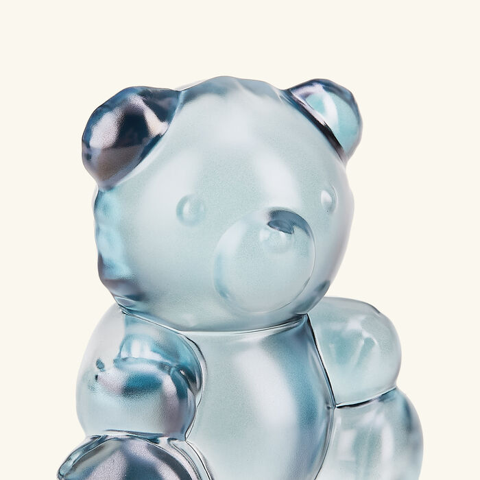 Teddy Air Sculpture Small Blue lalique teddy air sculpture small blue
