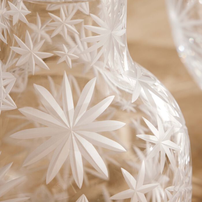 ruckl krakatit vase round medium clear