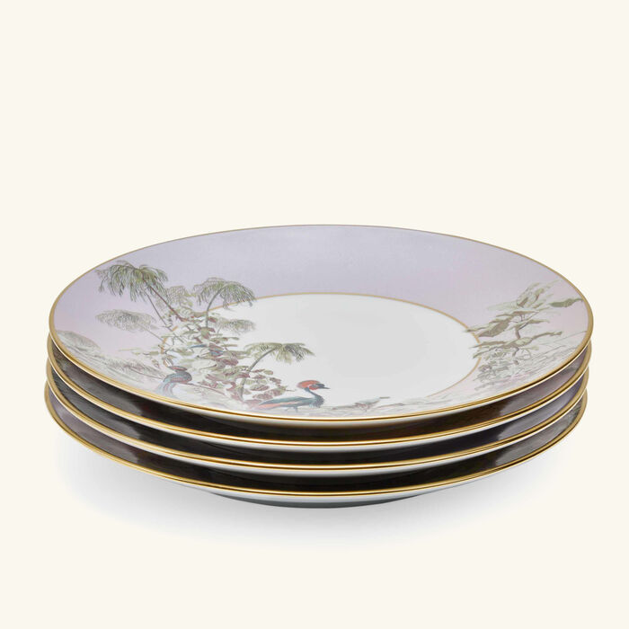 haviland le br sil dessert plate round 22cm set of 4