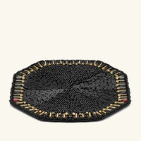 طقم لوكسور المؤلف من 4 قواعد أكواب سوداء كيم سيبيرت طقم لوكسور المؤلف من 4 قواعد أكواب سوداء