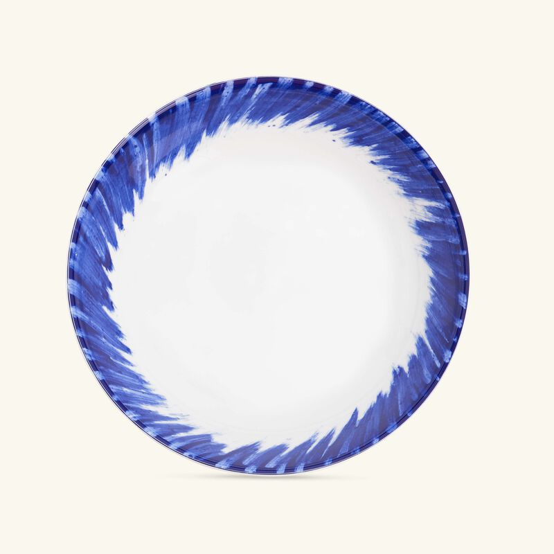 bernardaud in bloom serving bowl blue 24cm