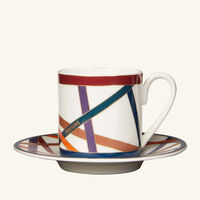 Nastri Coffee Cup & Saucer Multicolor Set Of 6 missoni home nastri coffee cup saucer multicolor set of 6
