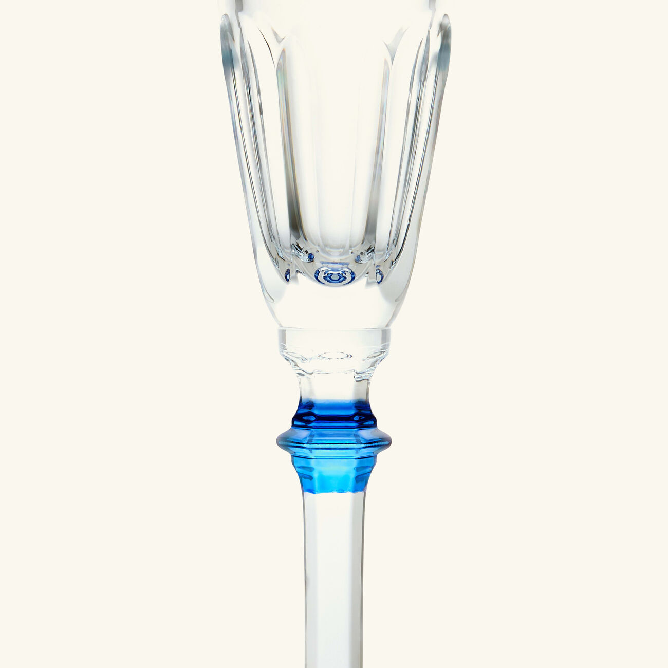 baccarat harcourt eve champagne glass blue set of 2