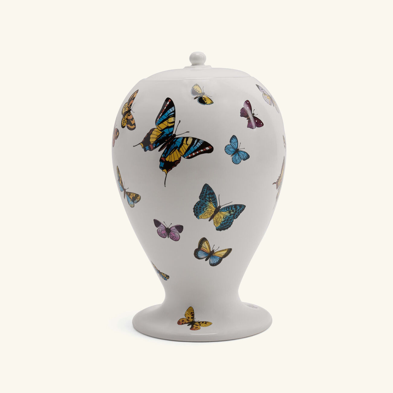 fornasetti farfalle vase medium white