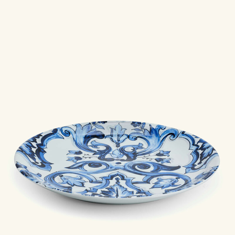 dolce gabbana casa blu mediterraneo round platter 40cm