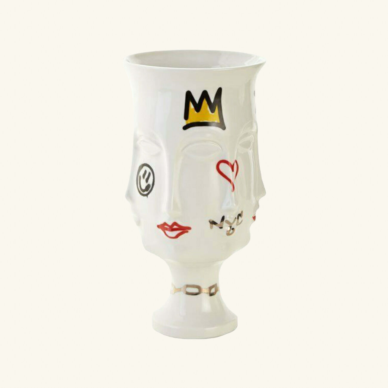 Dora Maar Urn Medium White jonathan adler dora maar urn medium white