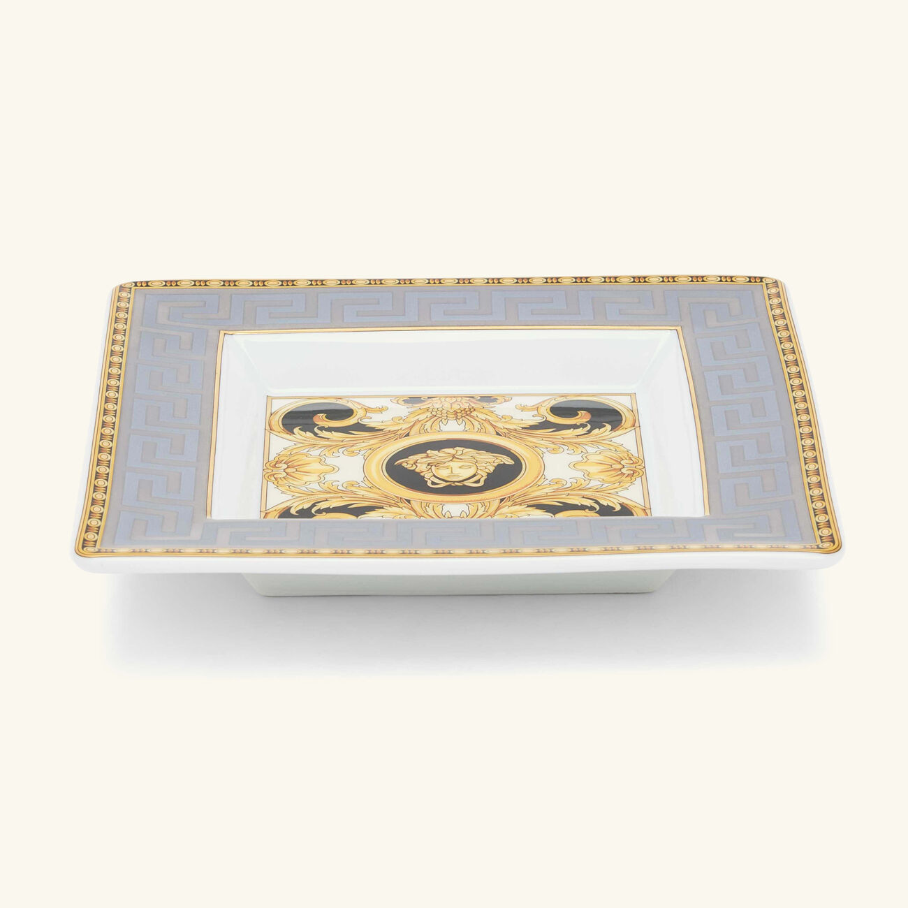 Prestige Gala Trinket Tray Square Small Grey versace prestige gala trinket tray square small grey