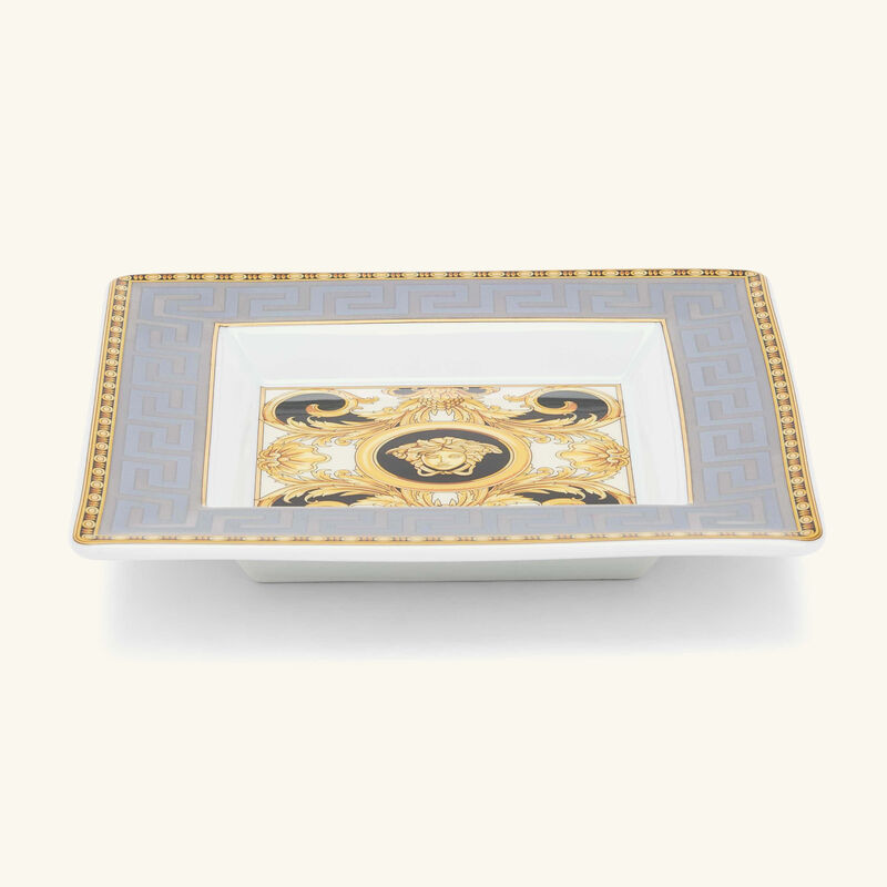 Prestige Gala Trinket Tray Square Small Grey versace prestige gala trinket tray square small grey
