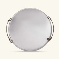 Wyatt Serving Tray Round Medium Stainless Steel ralph lauren home wyatt serving tray round medium stainless steel