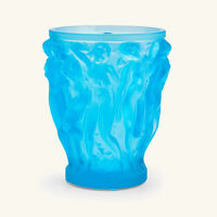 lalique languedoc vase small blue