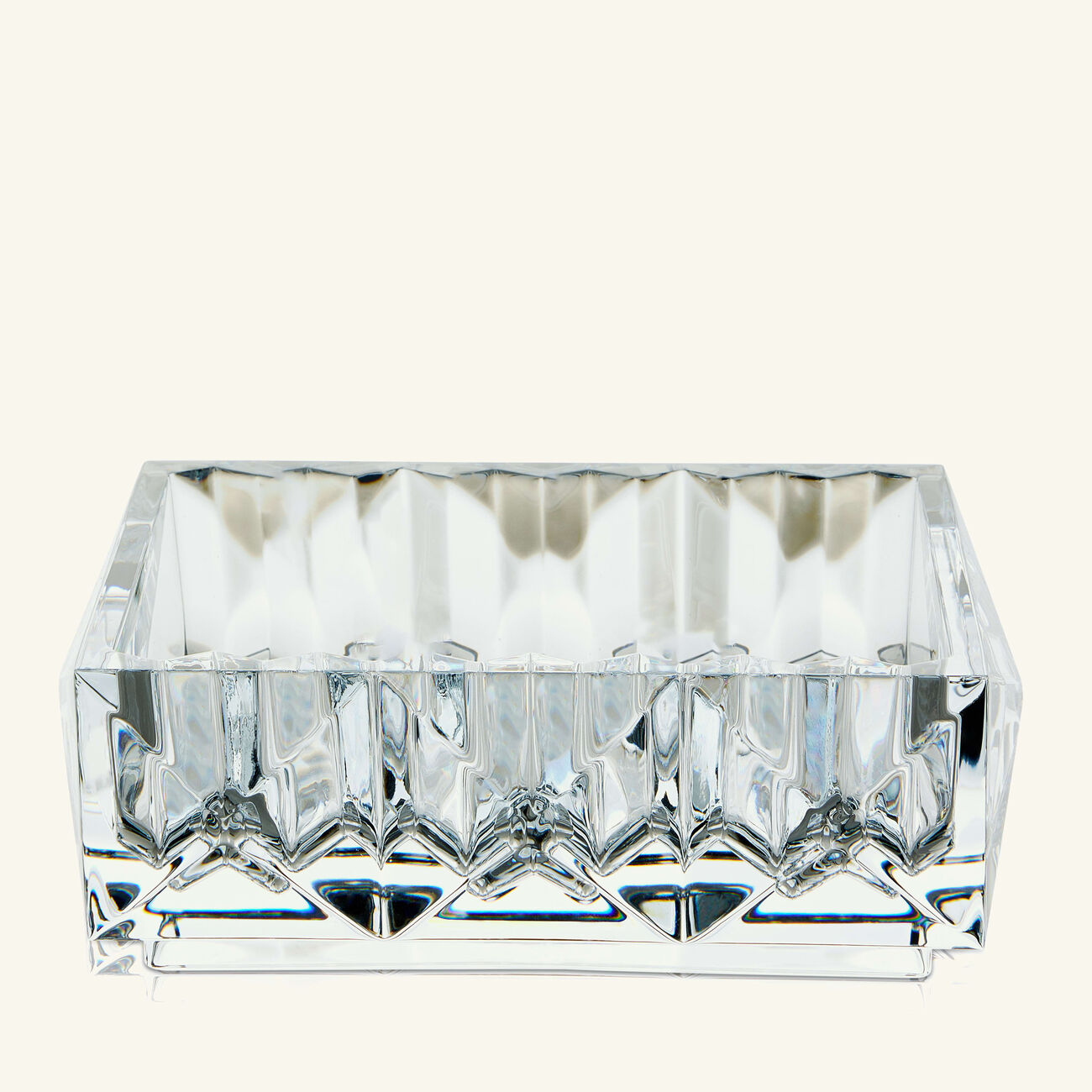 باكارا صينية لوكسر مستطيلة شفافة