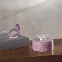 lalique fleurs de cerisier box small pink
