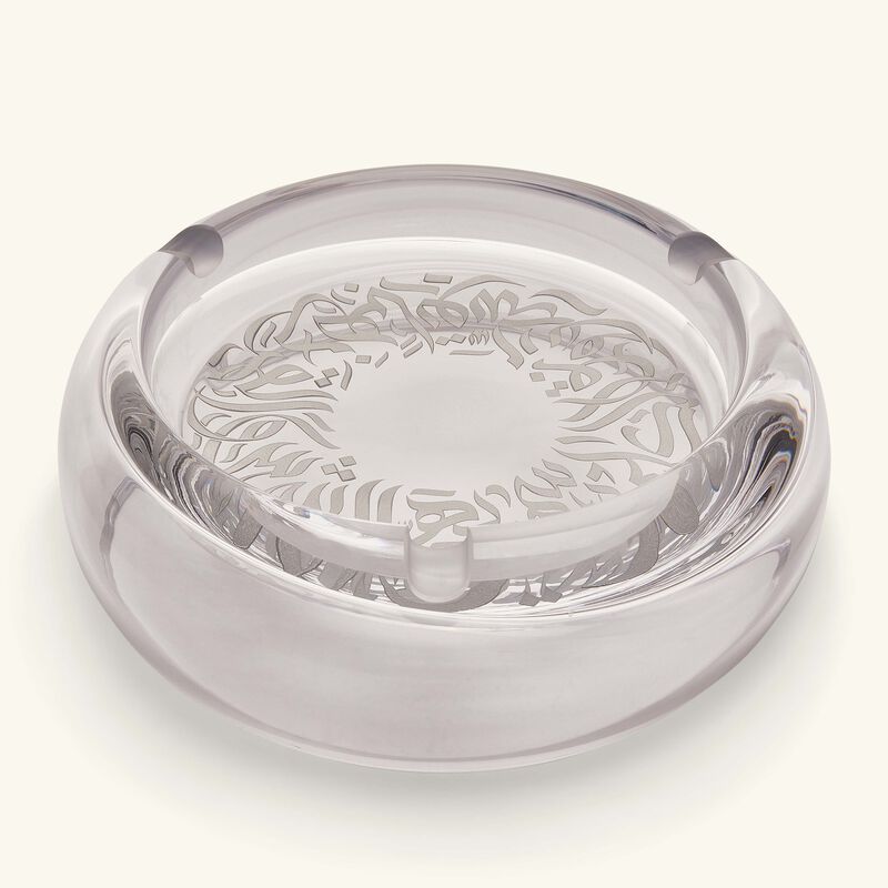 Qamar Ashtray Round Clear dimlaj qamar ashtray round clear