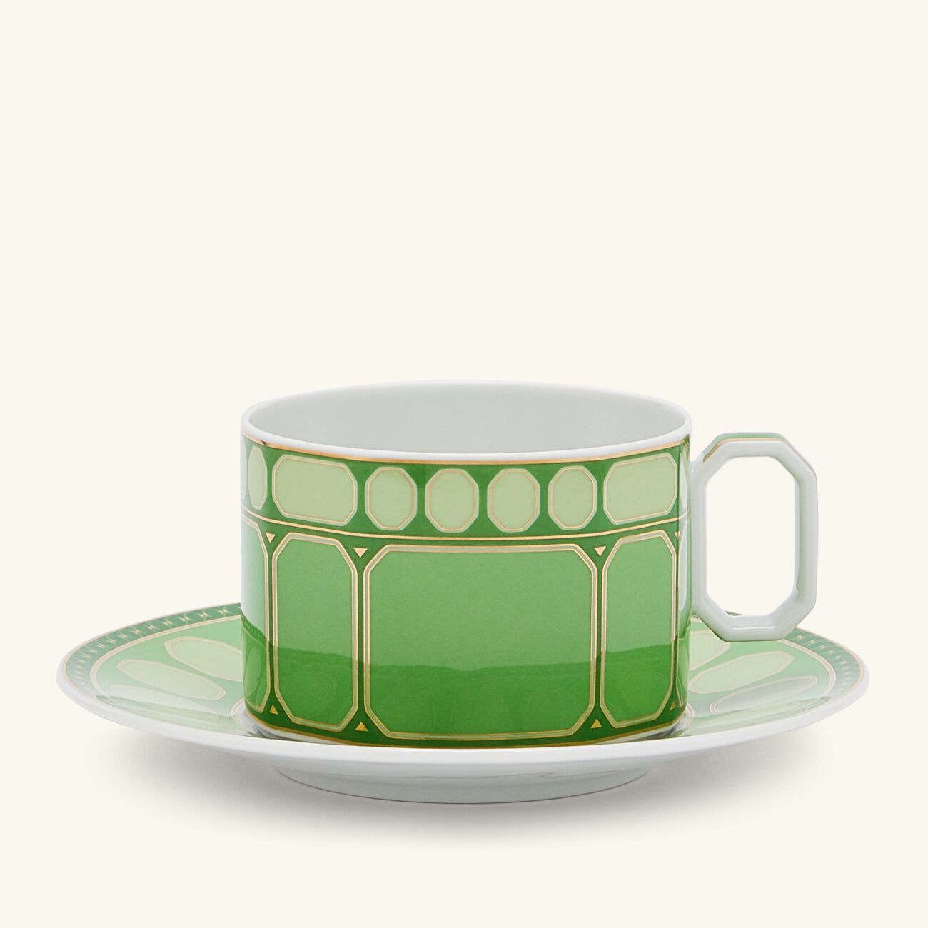 rosenthal signum fern tea cup   saucer green