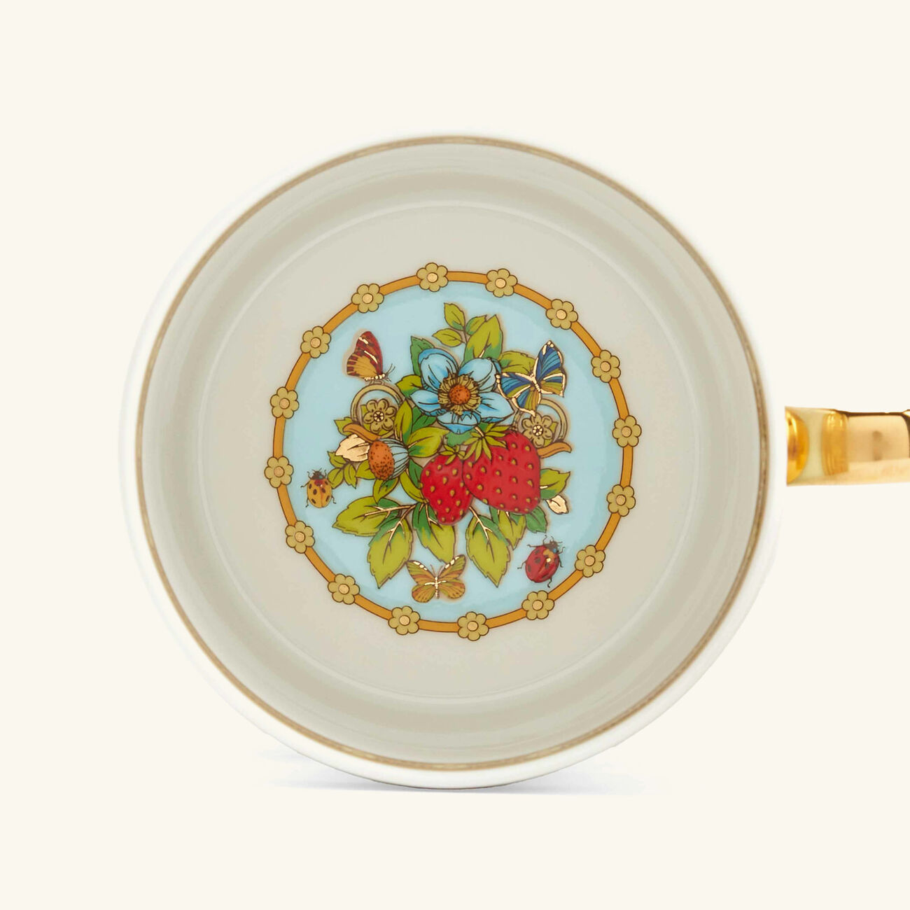 le jardin de versace coffee cup blue