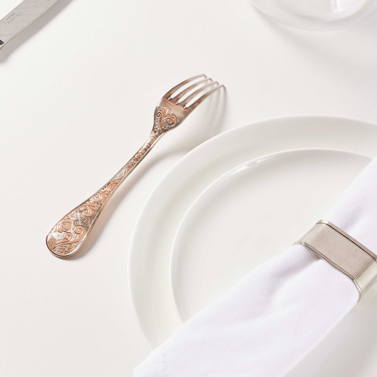 Jardin D'Eden Fork Pink christofle jardin d eden fork pink