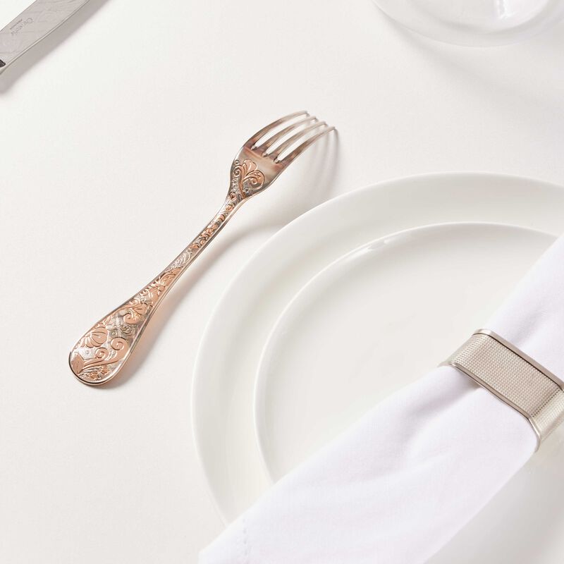 Jardin D'Eden Fork Pink christofle jardin d eden fork pink