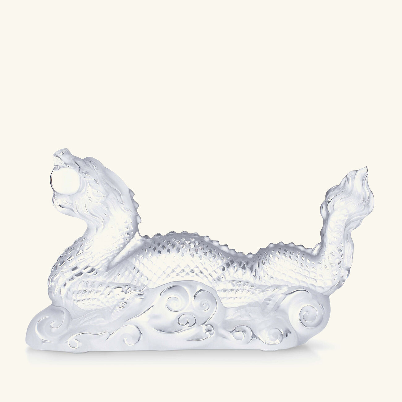 lalique tianlong dragon sculpture small clear