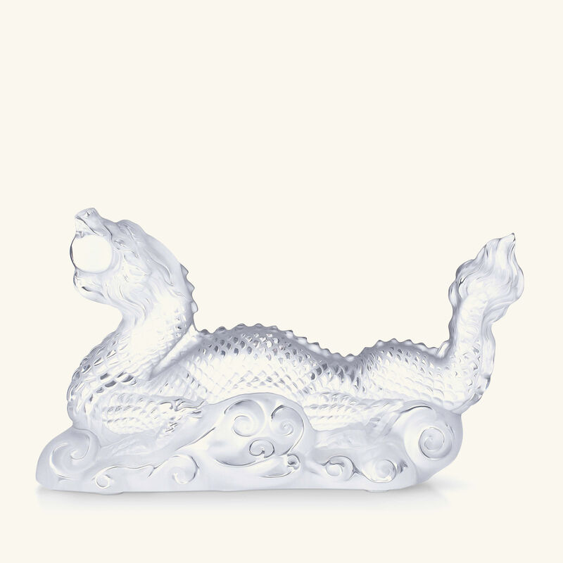 lalique tianlong dragon sculpture small clear
