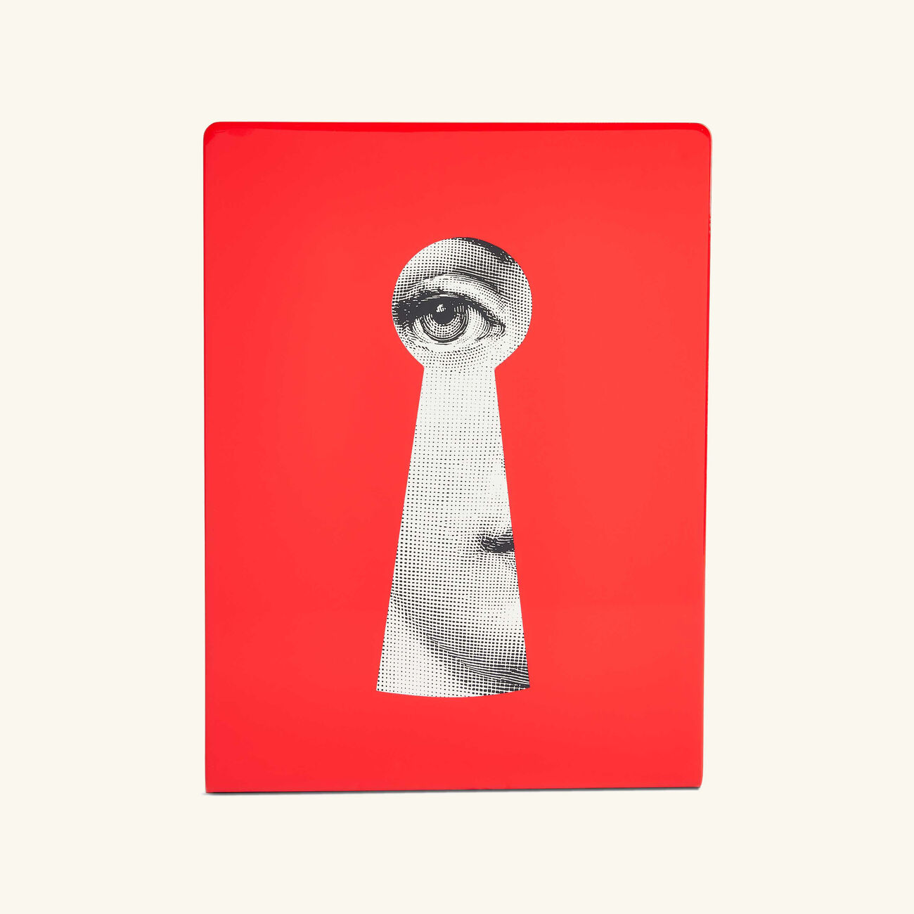 fornasetti serratura bookends red