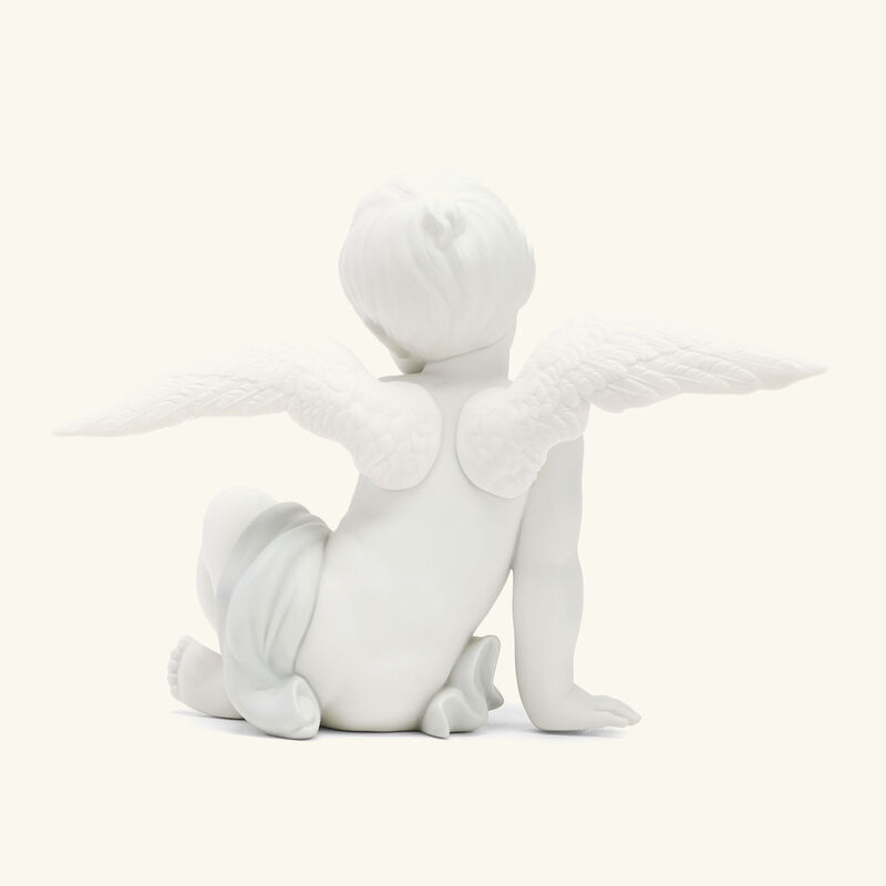 lladro angelical moments sculpture small white