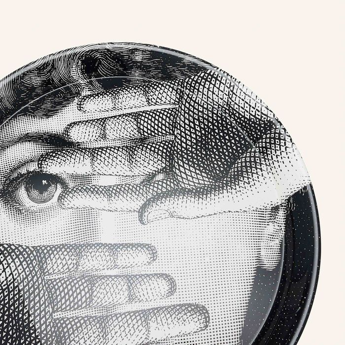 fornasetti tema e variazioni no 154 tray round large