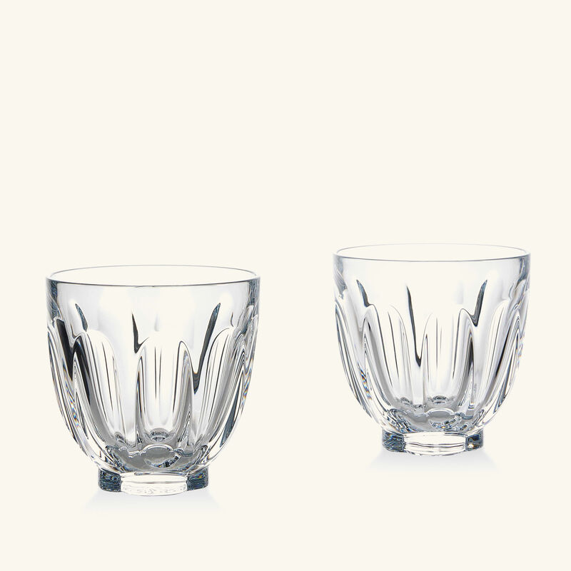 باكارا طقم هاركورت فاوناكريستوبوليس مؤلف من كأسين للمشروبات شفاف