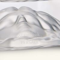 versace medusa lumiere ashtray octagonal clear