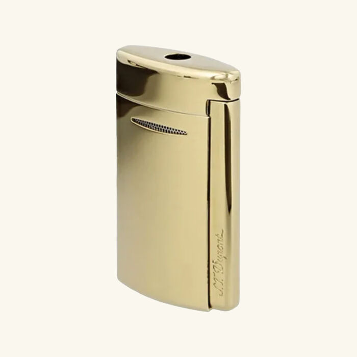 st dupont minijet lighter gold