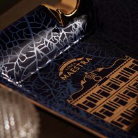 st dupont partagas linea maestra ashtray rectangular blue mini