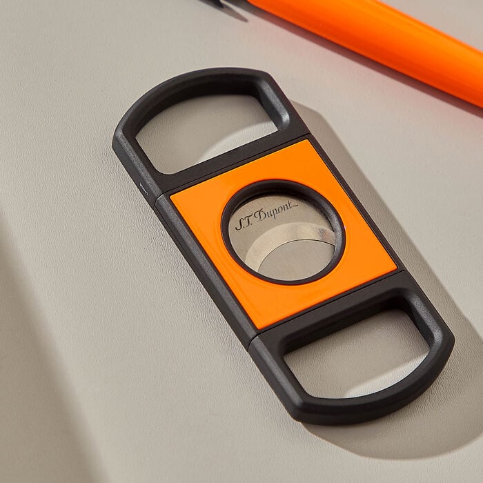 Guillotine Cigar Cutter Orange st dupont guillotine cigar cutter orange