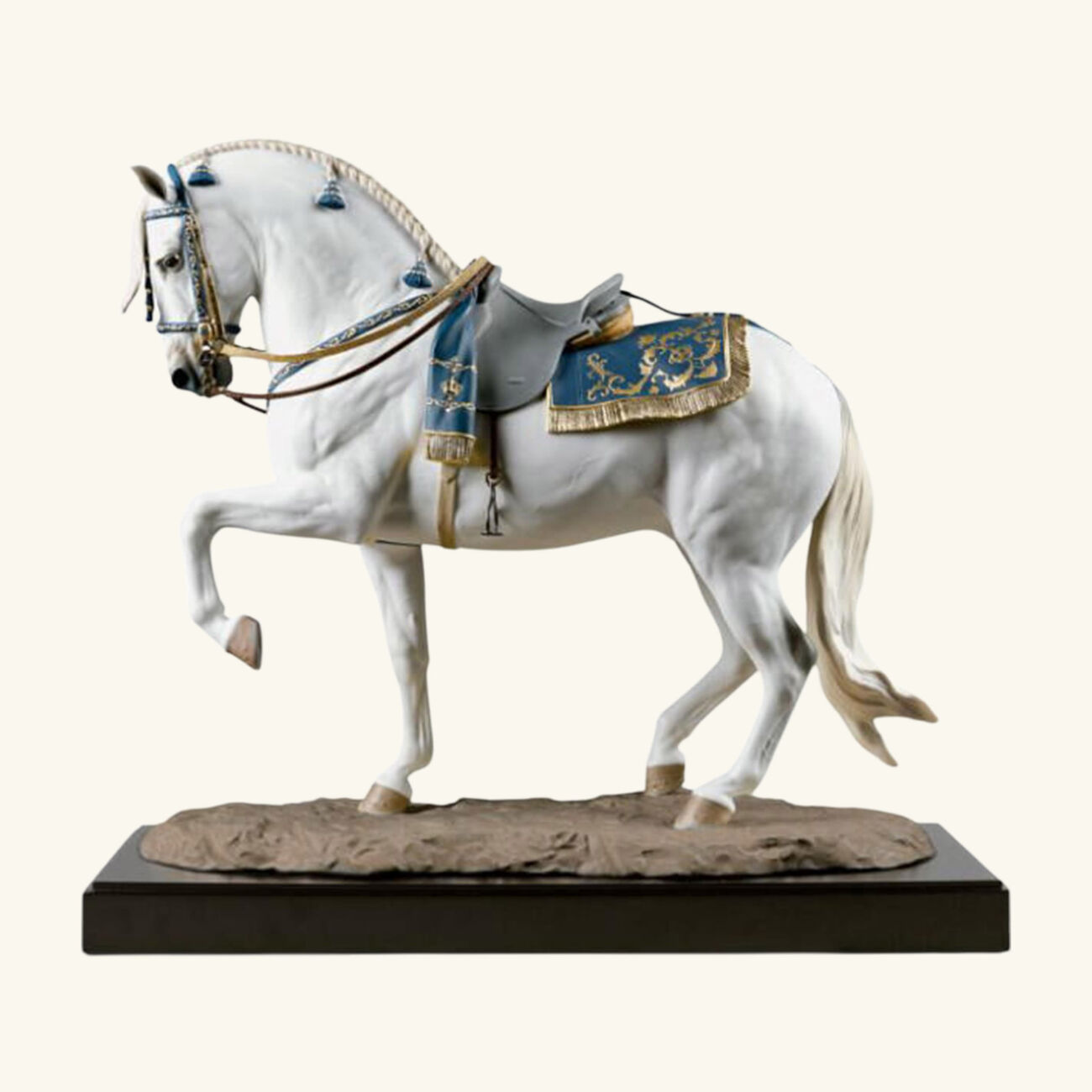 Spanish Pure Breed Horse Sculpture Large White Limited Edition lladro spanish pure breed horse sculpture large white limited edition