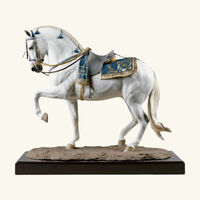 Spanish Pure Breed Horse Sculpture Large White Limited Edition lladro spanish pure breed horse sculpture large white limited edition