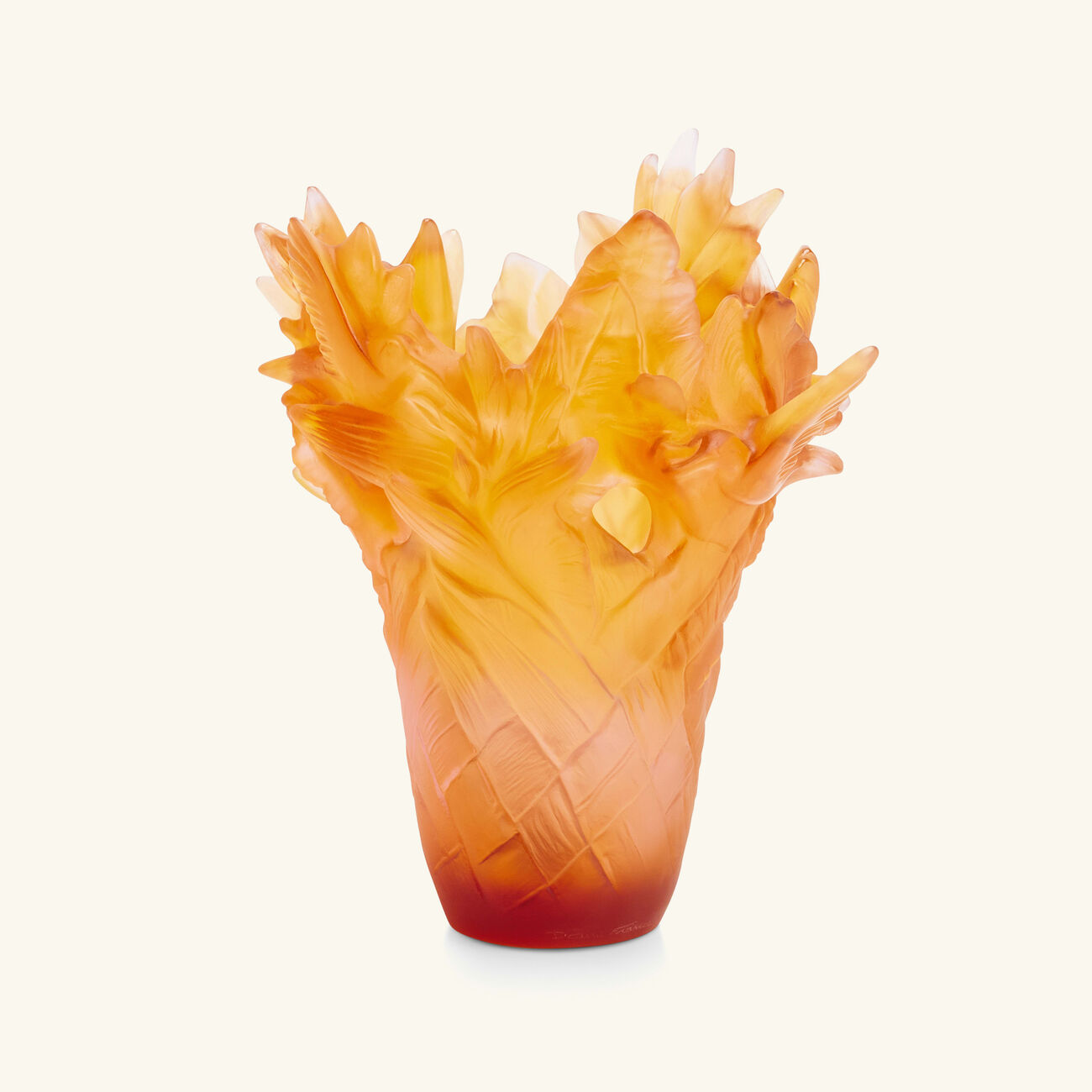 دوم مزهرية تريساج بارادي متوسطة برتقالية