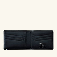 Defi Perforated 6 Card Wallet Black st dupont defi perforated 6 card wallet black