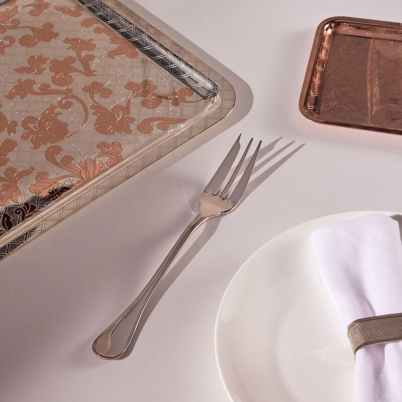 christofle albi serving fork silver plated