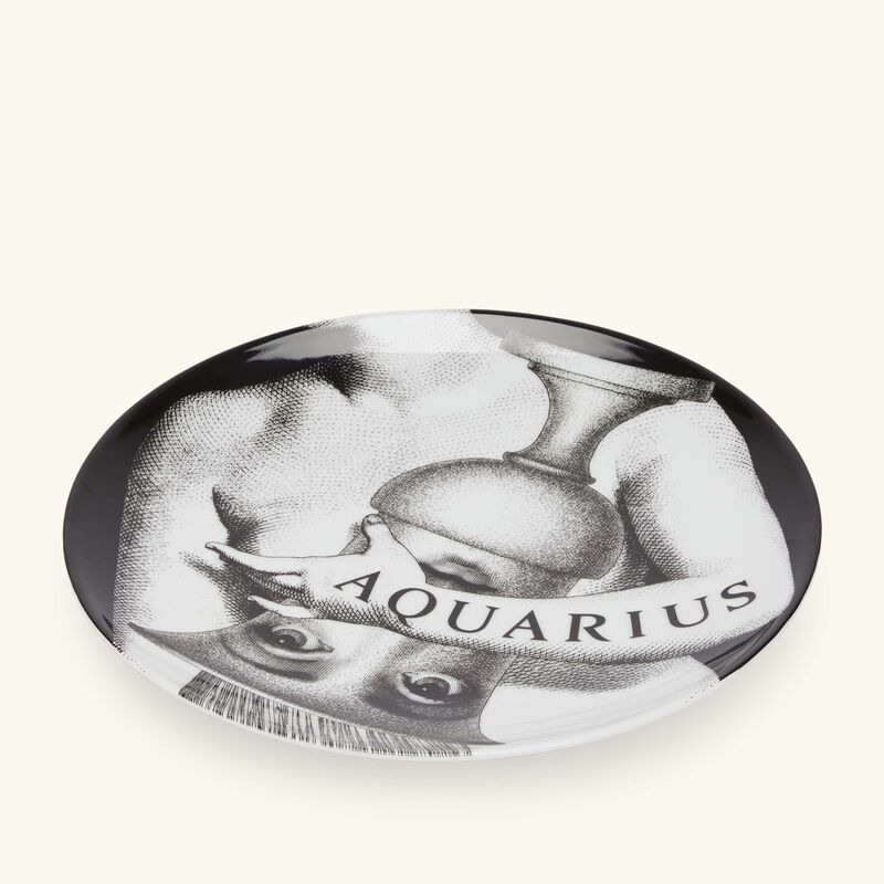 Tema e Variazioni no.358 Aquarius Wall Plate fornasetti tema e variazioni no 358 aquarius wall plate