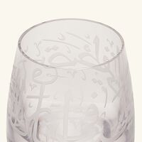 dimlaj thuluth drinking glass clear 240ml set of 6