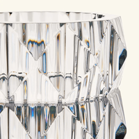 baccarat louxor vase round large clear