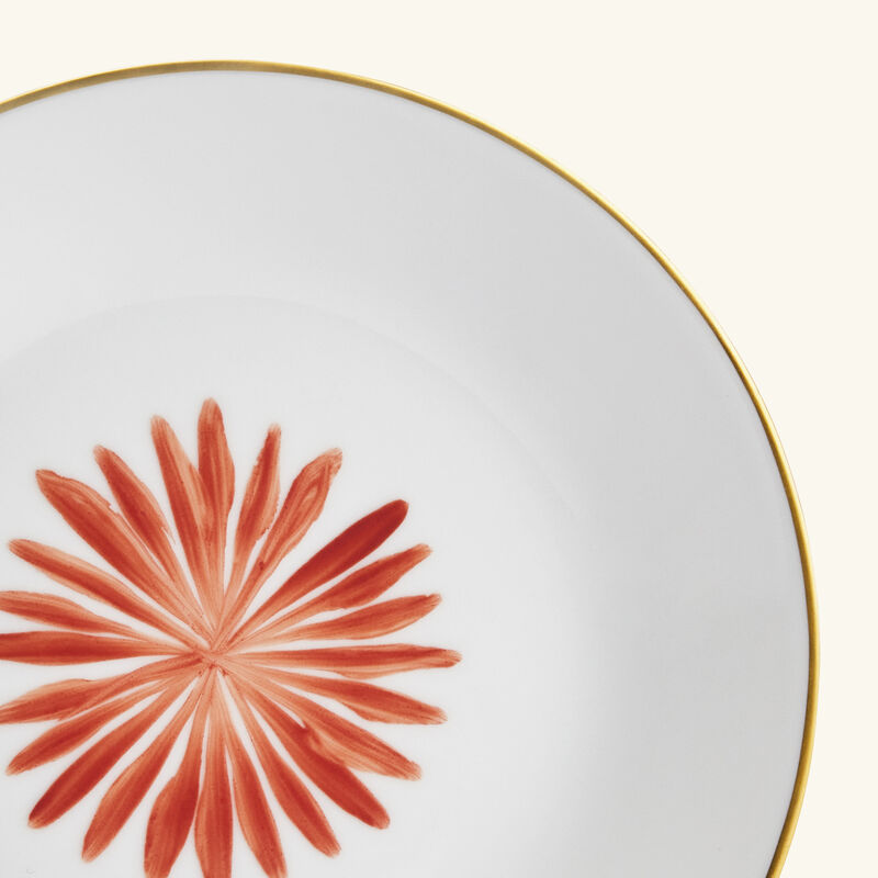 Allée De Cyprès Bread Plate Round Pink 15cm marie daage all e de cypr s bread plate round pink 15cm