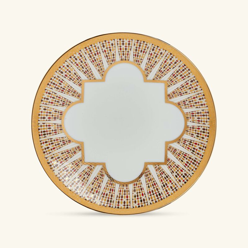 haviland cavalier dessert plate round gold 22cm set of 2