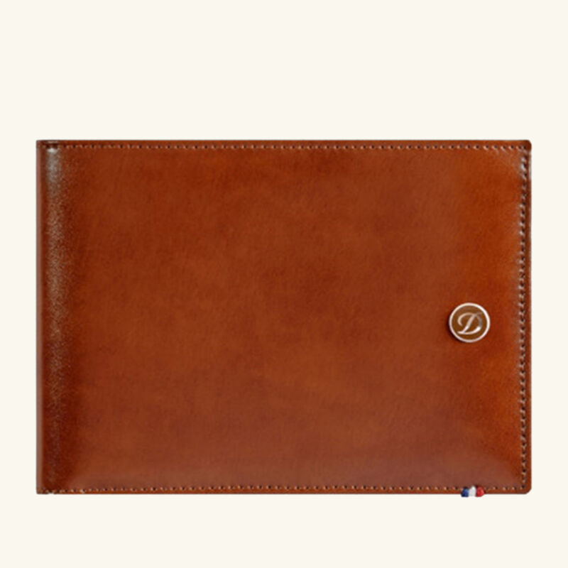 اس تي دوبون محفظة لاين دي ثنائية الطي بنية