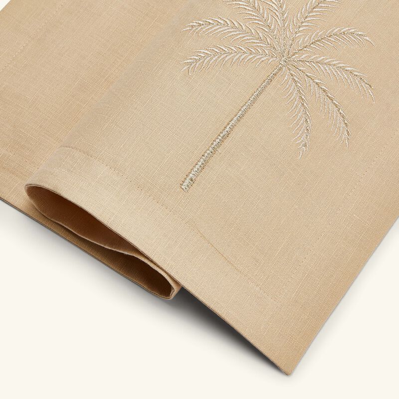 catherine denoual palm tree placemat brown