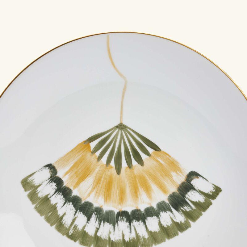 Ginkgo Dinner Plate Round Green 26cm marie daage ginkgo dinner plate round green 26cm