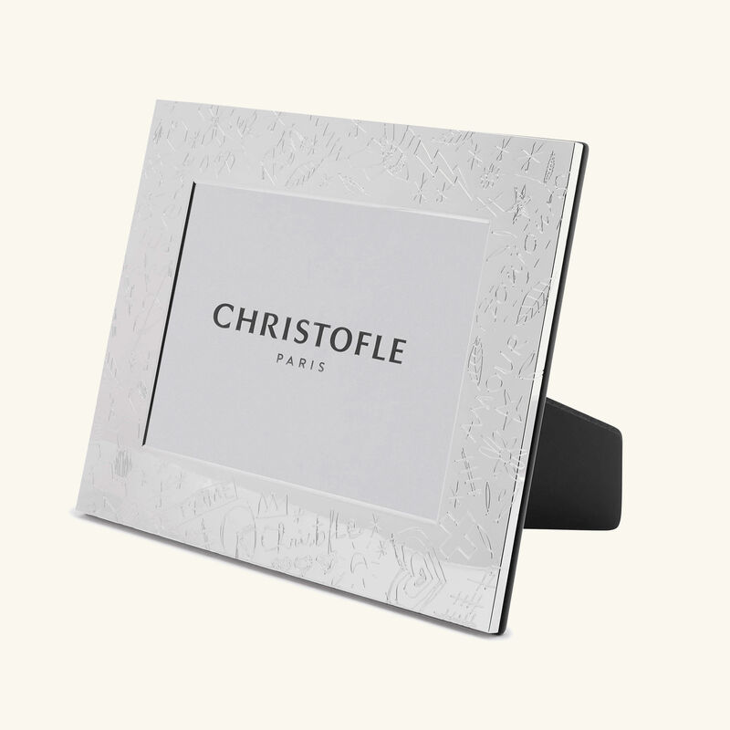 christofle graffiti picture frame silver plated 13x18cm