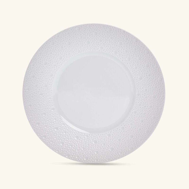 bernardaud ecume salad plate round white 21cm