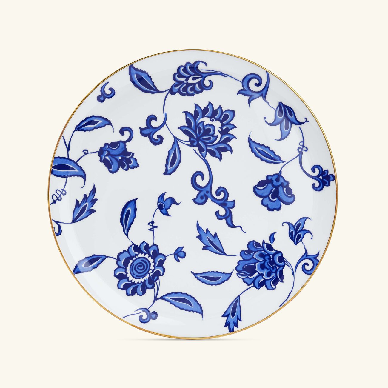 bernardaud prince bleu platter round blue 32cm
