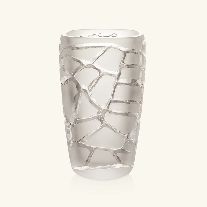 lalique terramineral magnitude vase round large clear