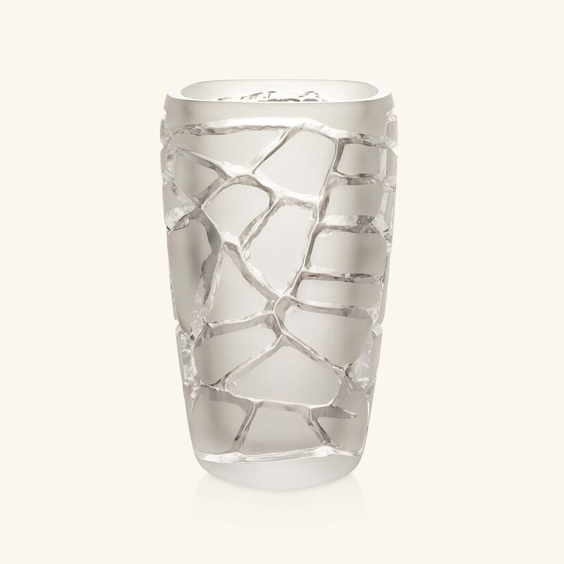 Terramineral Magnitude Vase Round Large Clear lalique terramineral magnitude vase round large clear