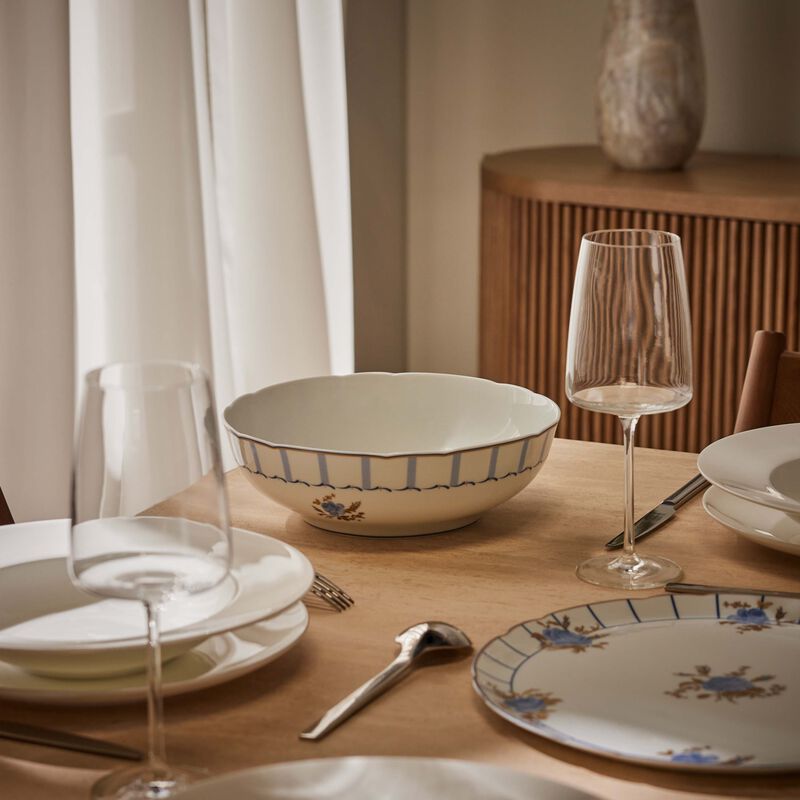 وعاء السلطة بروكانتي أزرق 25 سم برناردو وعاء السلطة بروكانتي أزرق 25 سم